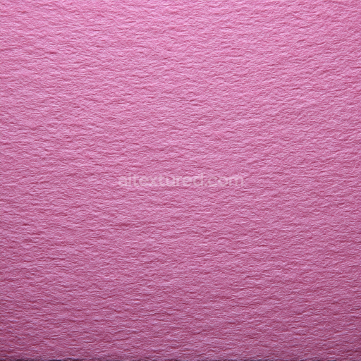 Seamless 3D PBR Felt Texture with Soft Dense Pink Fibrous Surface