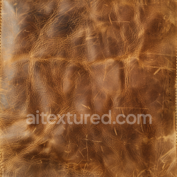 seamless Seamless 3D PBR Texture of Distressed Vintage Brown Leather with Natural Wrinkles and Scratches texture 8k free download PBR