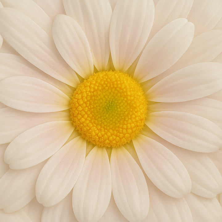 Of Vibrant Daisy Bloom Showing Intricate Flower Surface Details seamless PBR texture preview