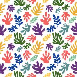 Pattern Bundle - Seamless 3D Pattern PBR Texture with Bold Abstract Floral Motifs in Vibrant Colors texture preview