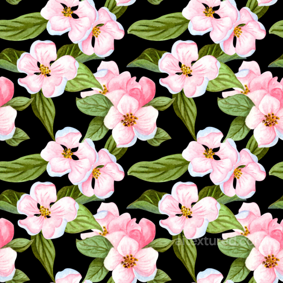 Pink Flower Watercolor Floral Fabric Pattern Seamless Texture Pink Flower texture preview