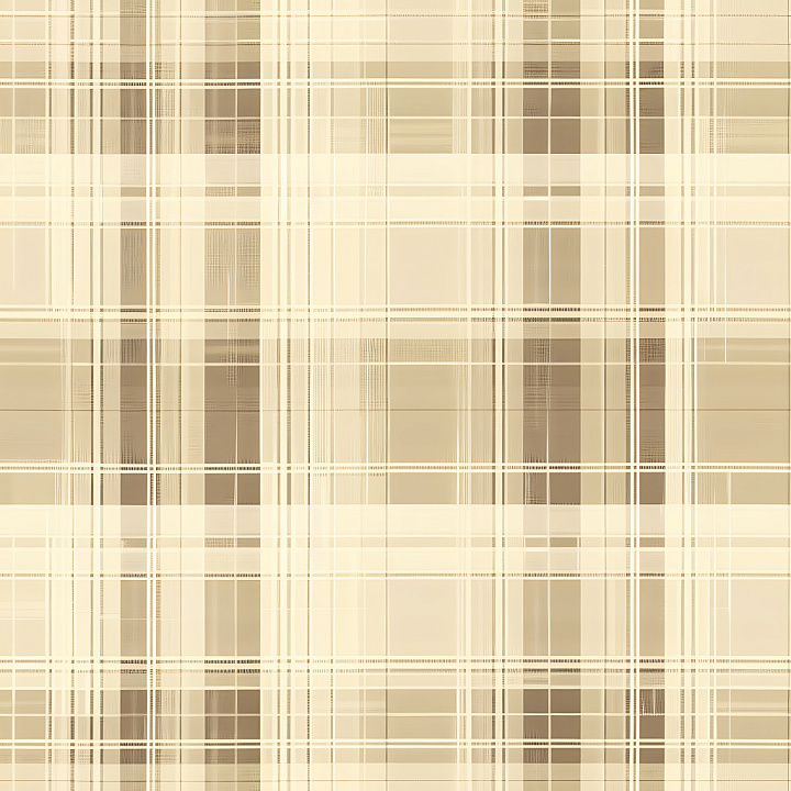 Beige Plaid Fabric With Soft Grid Checks seamless PBR texture preview