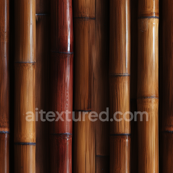 seamless Seamless 3D PBR Texture of Polished Bamboo Culms with Natural Node Details texture 8k free download PBR