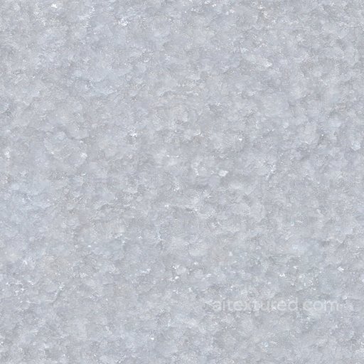 High-Quality Seamless PBR Snow Texture seamless Ground surface PBR texture