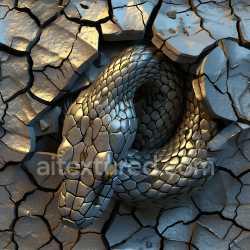 seamless Seamless 3D Cracked Dry Earth PBR Texture Featuring Deep Fissures and Chunky Fractures texture 8k free download PBR