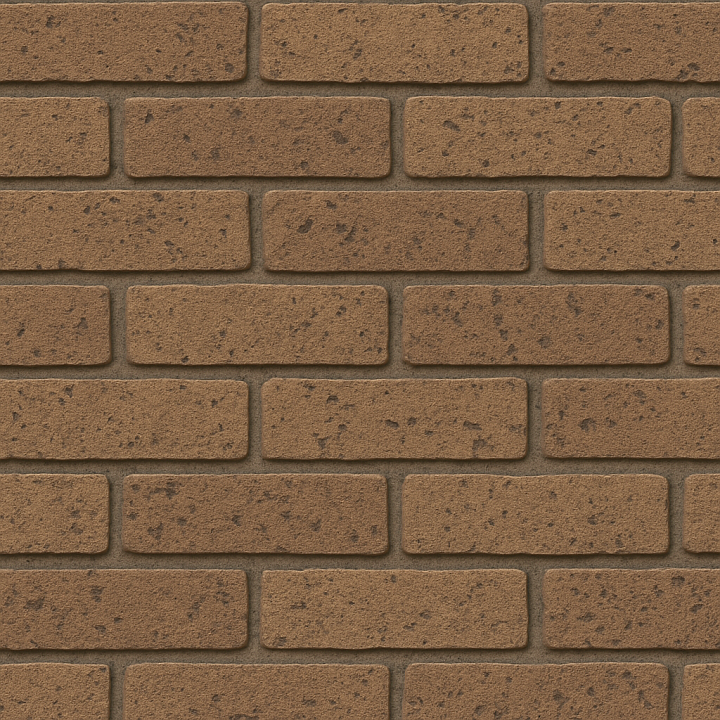 Brown Brick With Darker Inclusions seamless PBR texture preview