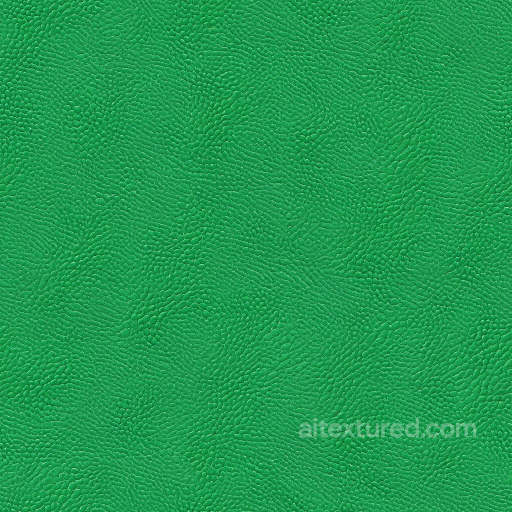 Vibrant Green Pebbled Leather PBR Texture with Fine Grain seamless Leather PBR texture