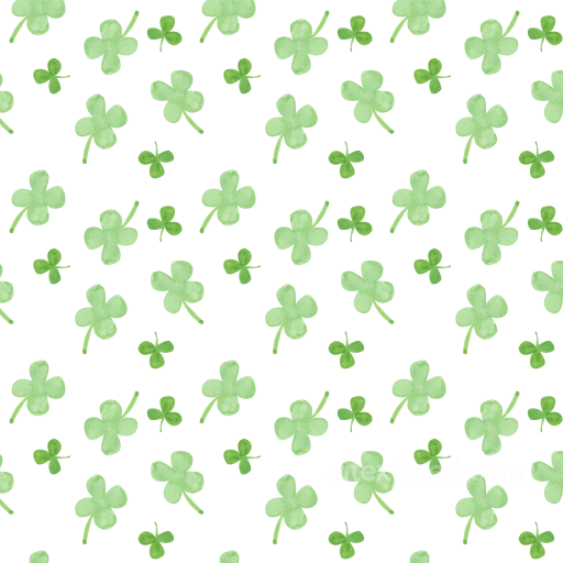 St Patrick Digital Paper Bundle Texture of Watercolor Shamrock Pattern in Soft Greens seamless St patrick digital paper bundle PBR texture