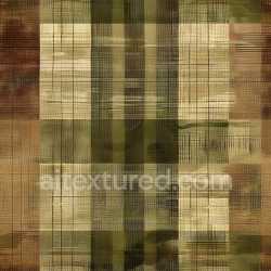 seamless Seamless 3D PBR Plaid Fabric Texture with Olive Green and Beige Tones texture 8k free download PBR