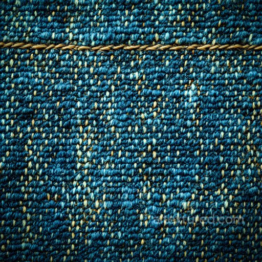 woven denim fabric PBR texture with detailed stitching and fibers seamless Denim jeans PBR texture
