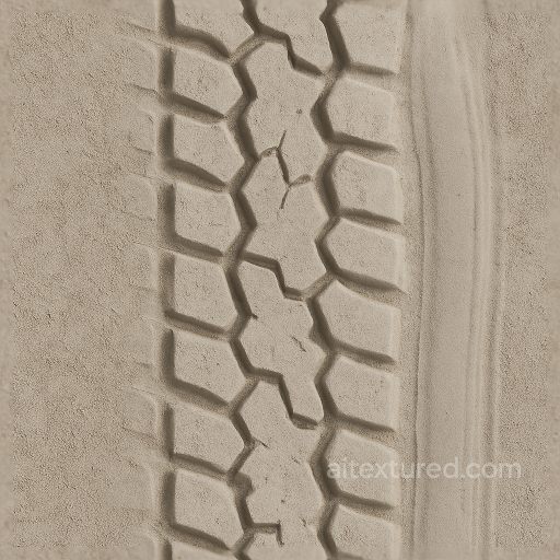 Truck Tire Print Heavy Duty Tread Tire Sidewall Mark seamless Tire prints PBR texture