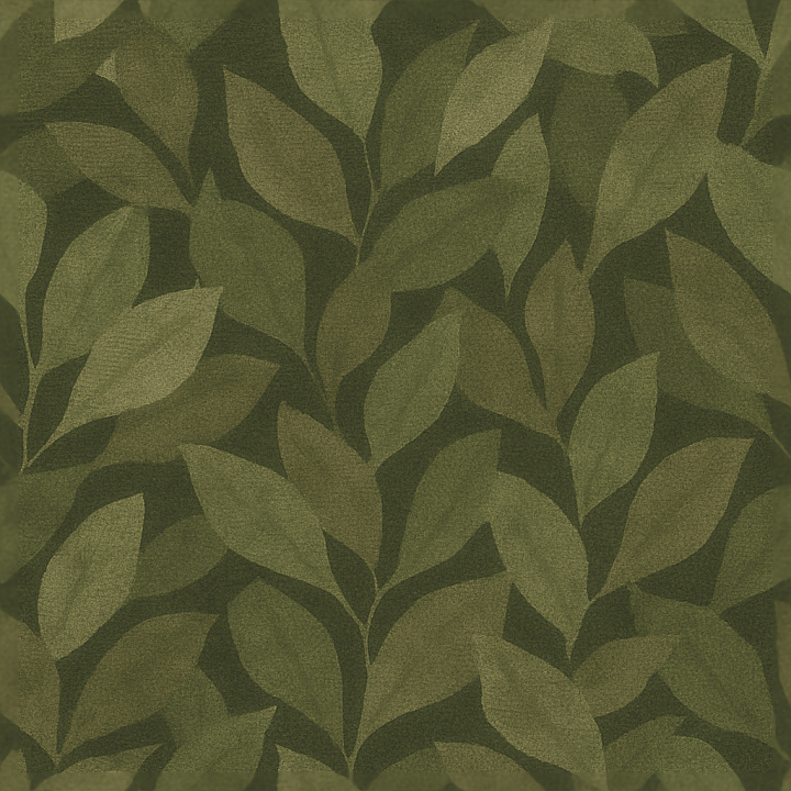 Leafy Motif Cotton Blend Camouflage Fabric seamless PBR texture preview