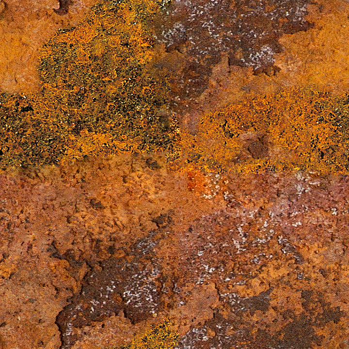 High-Quality Rust seamless PBR texture preview