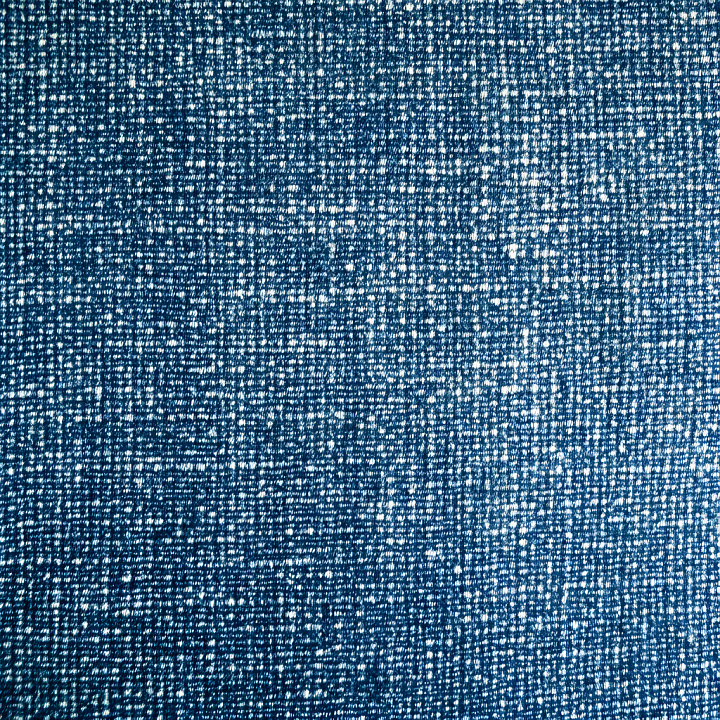 Cracked Denim Textile in Blue and White Weave seamless PBR texture preview