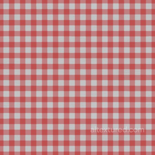Red and White Checker Cloth Texture | Free PBR seamless Fabric PBR texture