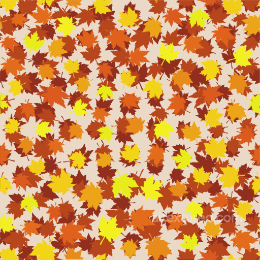 Autumn Leaves Texture of Colorful Autumn Maple Leaves Pattern seamless Autumn Leaves  PBR texture