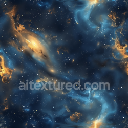 seamless Seamless 3D Space PBR Texture Featuring Glowing Galaxy Nebula and Cosmic Clouds texture 8k free download PBR