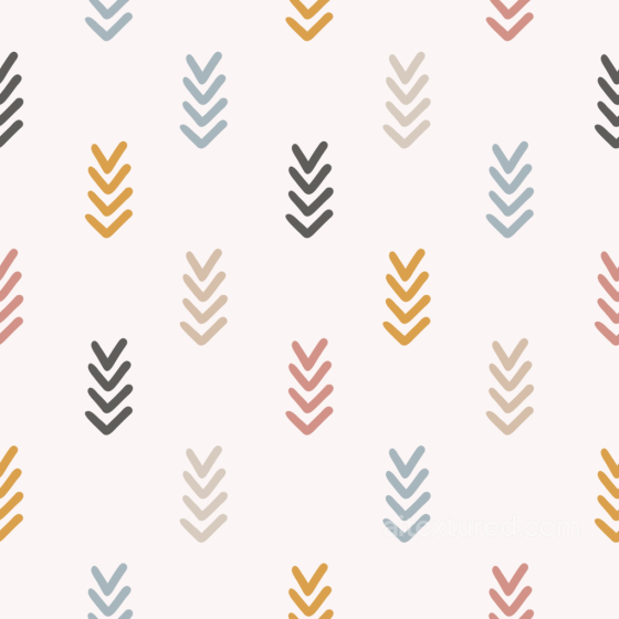 Boho Fabric Texture with Multicolor Arrow Pattern Boho Seamless texture preview