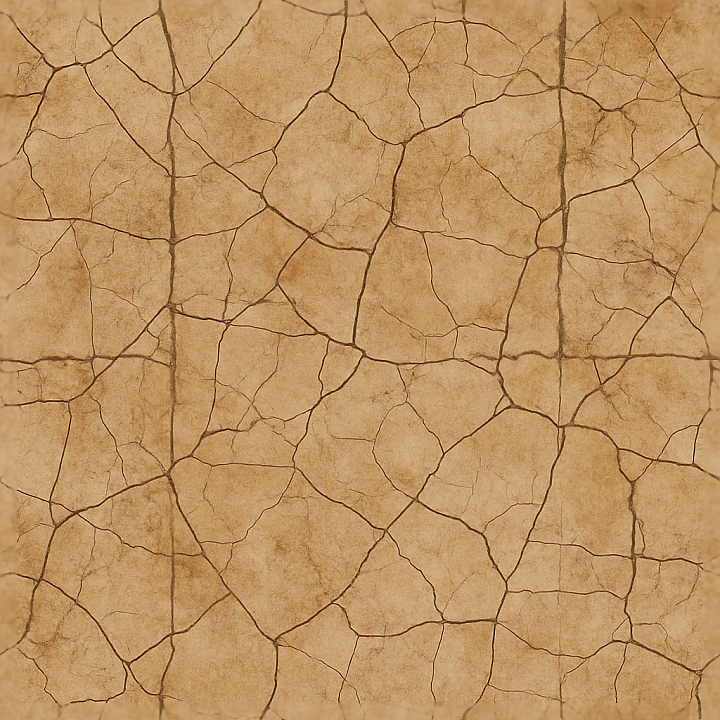 Broken Tile Mosaic Featuring Distressed Ceramic Cracked Tiles With Eart… seamless PBR texture preview