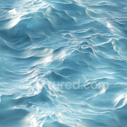 seamless Seamless 3D Water PBR Texture Featuring Realistic Ocean Surface Waves with Soft Highlights texture 8k free download PBR