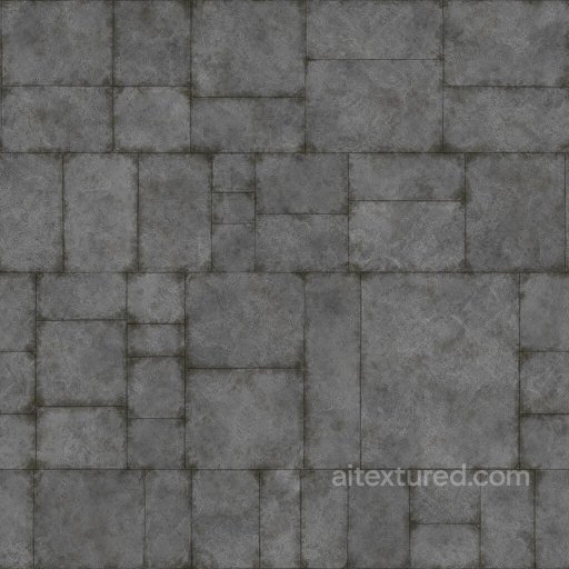 Concrete Wall of Stacked Rectangular Stones | Free PBR seamless Concrete PBR texture