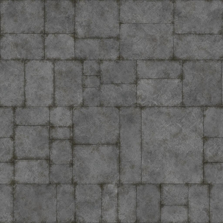 Concrete Wall of Stacked Rectangular Stones seamless PBR texture preview