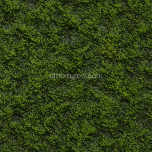Rough Wet Moss Texture Seamless 1024X1024