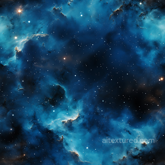 Space Texture Featuring Deep Blue Nebula and Starfield Star, space, planets texture preview