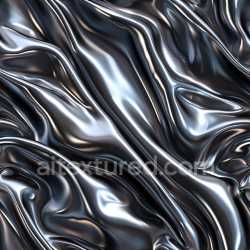 seamless Seamless 3D PBR Texture of Glossy Dark Satin Fabric with Reflective Folds texture 8k free download PBR