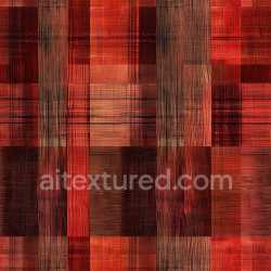 seamless Seamless 3D PBR Texture Featuring Red and Brown Plaid with Linear Wood Grain Detail texture 8k free download PBR