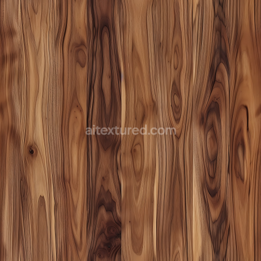 Seamless 3D PBR Texture of Natural Knotty Wood Planks with Rich Grain