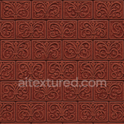 seamless Ornate Red Brick Texture Seamless 1024X1024 texture 1024x1024 free download PBR