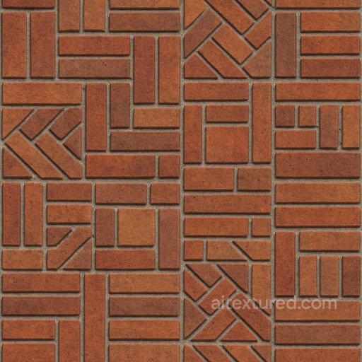 Patterned Brick Seamless Texture seamless Basic-materials PBR texture