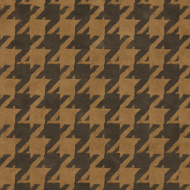 Wallpaper With Retro Houndstooth And Faux Leather Suede Finish seamless PBR texture preview