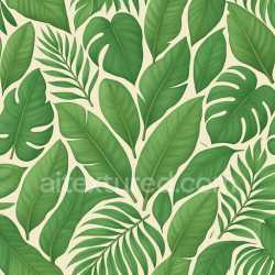 seamless Clean Tropical Leaves Texture Seamless texture 8k free download PBR
