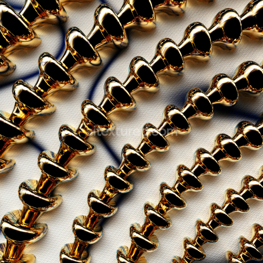 Preview — Seamless Shiny Gold Metal Texture with Reflective Chains Pattern