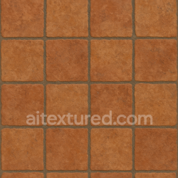 seamless Seamless 3d texture pbr 8k terracotta tiles mosaic with rustic tiles and earth tones texture 8k free download PBR