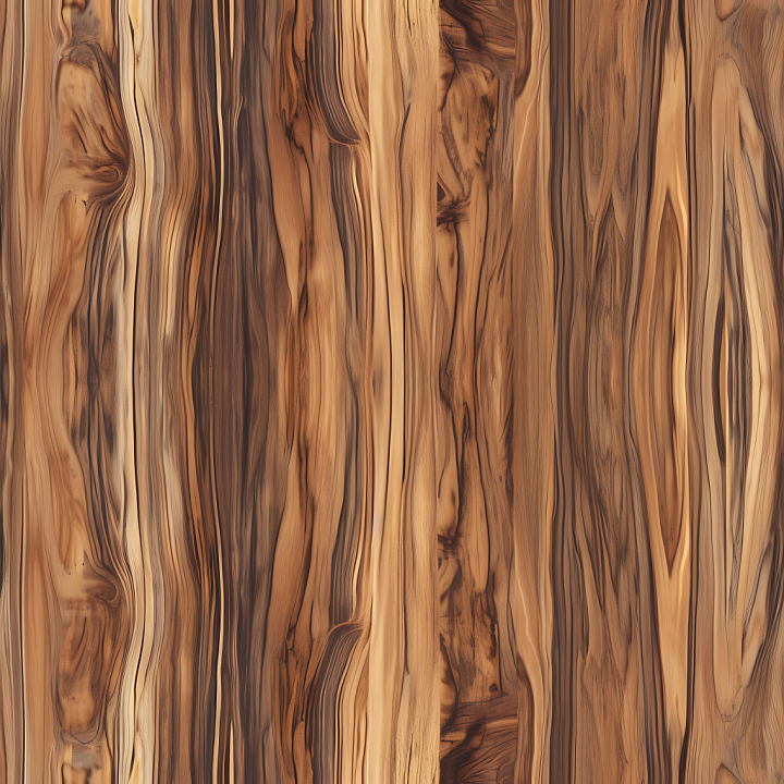 Wood Featuring Dark Knotted Grain and Natural Wood Tones seamless PBR texture preview