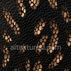 seamless Seamless 3D reptile cracked skin PBR texture with glossy black and tan scales texture 8k free download PBR