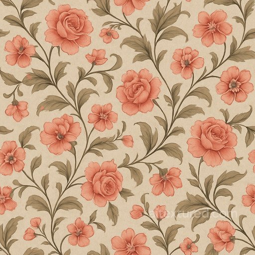 Polished Floral Pattern Seamless Texture seamless Patterns PBR texture