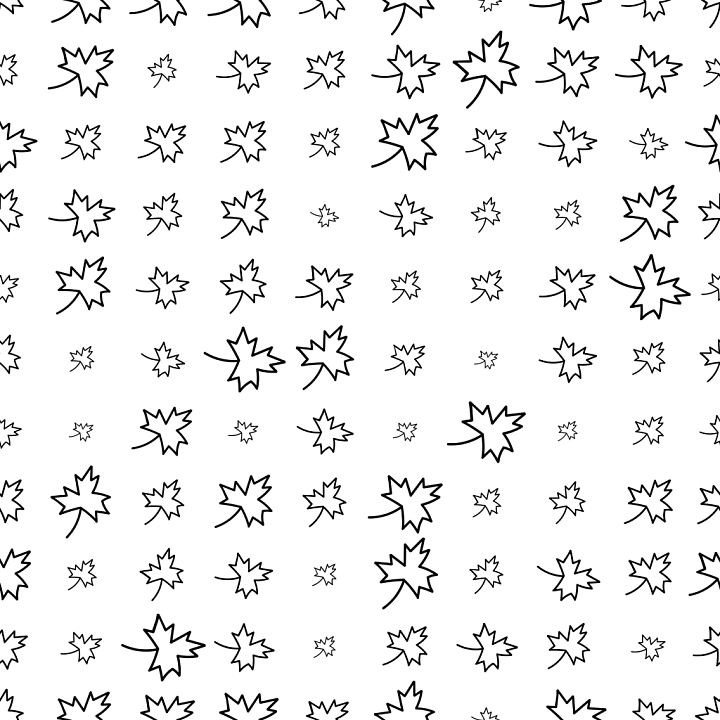 Black Leaf Patterned White Fabric seamless PBR texture preview