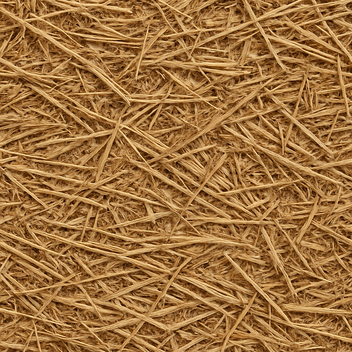 Layered Straw seamless PBR texture preview