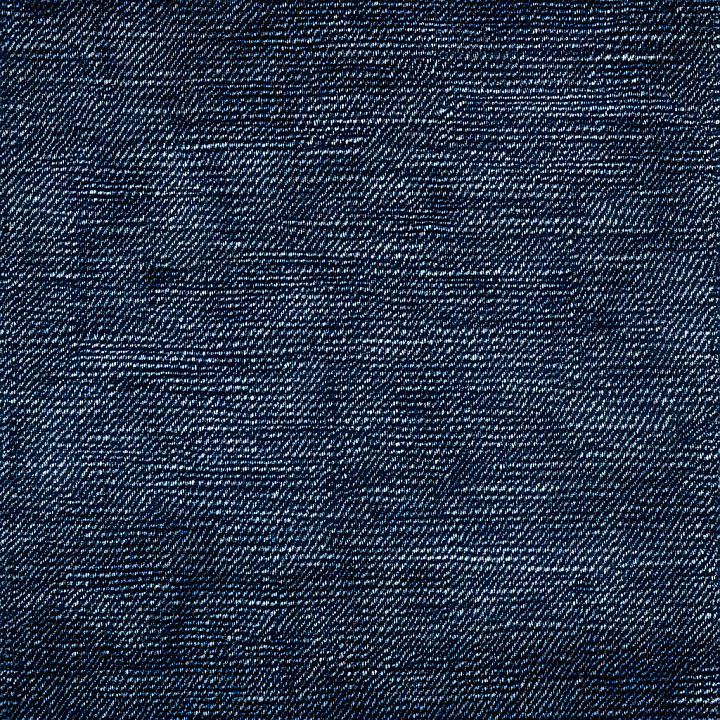 Cracked Denim Fabric with Worn Blue Twill Weave seamless PBR texture preview