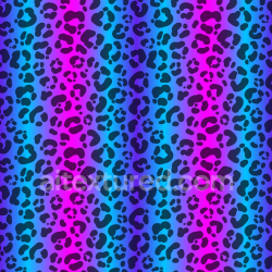 seamless Seamless 3D PBR Neon Leopard Print Fabric Texture with Gradient Colors texture 8k free download PBR
