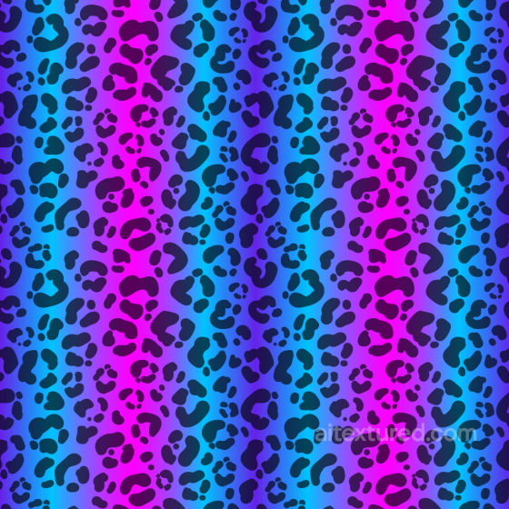 Neon Leopard Print Fabric Texture with Gradient Colors Leopard Print texture preview