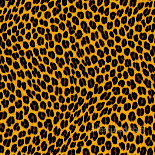 Vibrant Leopard Print Faux Fur Seamless Texture with Detailed Hair Strands seamless Leopard Print PBR texture