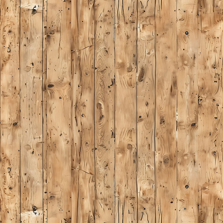Reclaimed Wood Planks with Knots and Weathered Grain seamless PBR texture preview