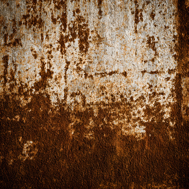 Rust of Rusty Metal with Heavy Cracks and Erosion seamless PBR texture preview
