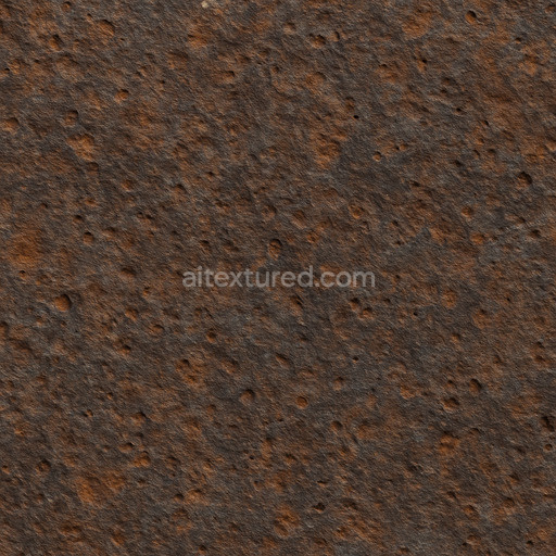 Pitted Oxidized Iron Seamless Texture