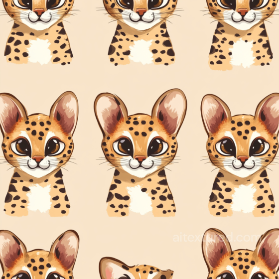 with Cute Cartoon Leopard Print Fabric Pattern Leopard Print texture preview